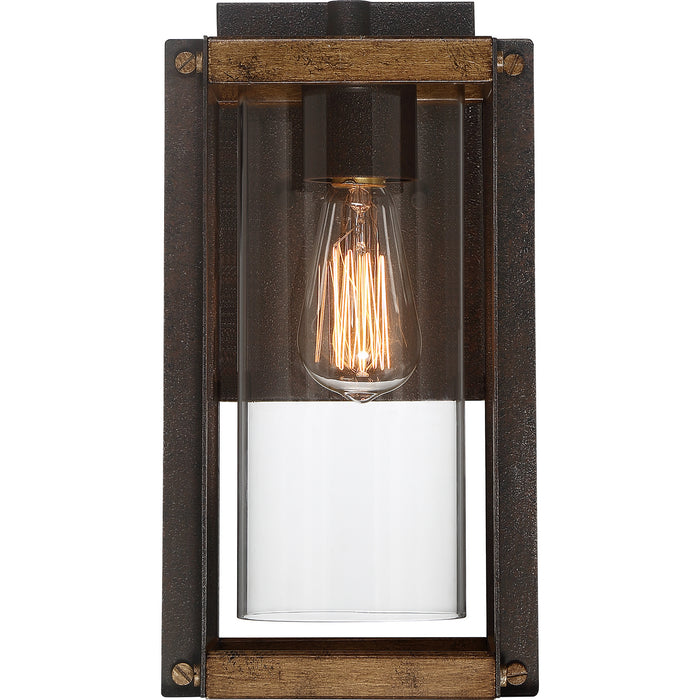 Quoizel MSQ8407RK One Light Outdoor Lantern, Rustic Black