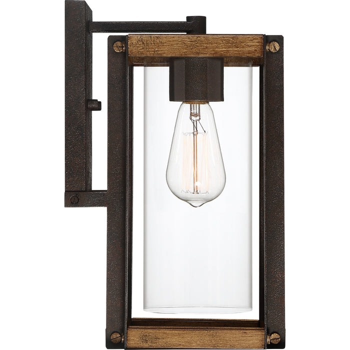Quoizel MSQ8407RK One Light Outdoor Lantern, Rustic Black