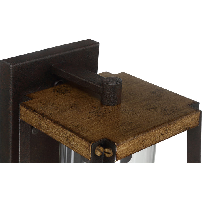 Quoizel MSQ8407RK One Light Outdoor Lantern, Rustic Black