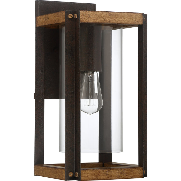 Quoizel MSQ8409RK One Light Outdoor Lantern, Rustic Black