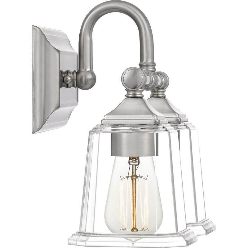 Quoizel NLC8602BN Two Light Bath, Brushed Nickel