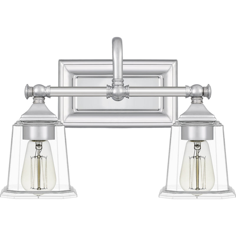 Quoizel NLC8602C Two Light Bath, Polished Chrome
