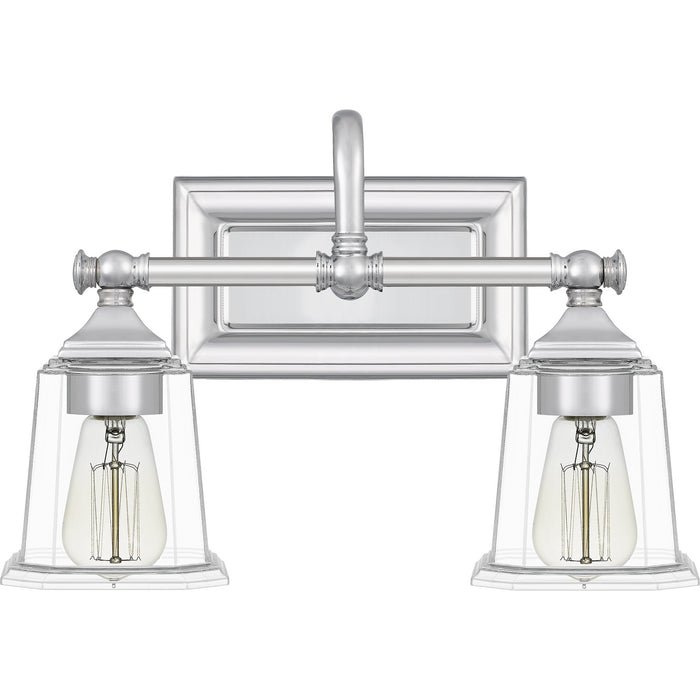 Quoizel NLC8602C Two Light Bath, Polished Chrome