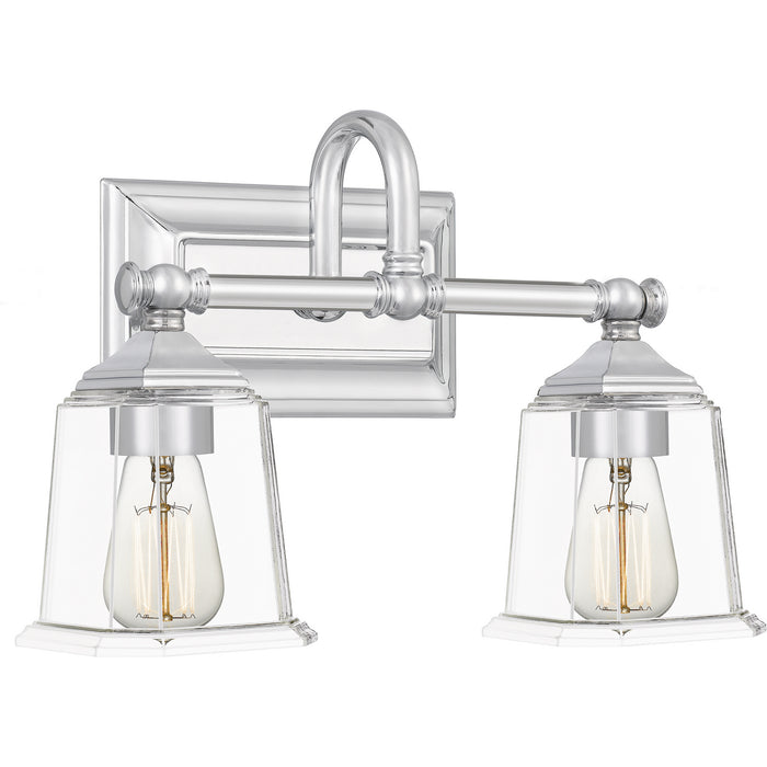 Quoizel NLC8602C Two Light Bath, Polished Chrome
