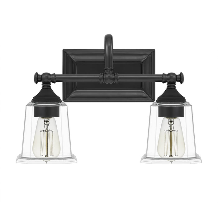 Quoizel NLC8602EK Two Light Bath, Earth Black