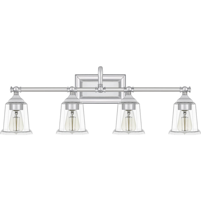 Quoizel NLC8604C Four Light Bath, Polished Chrome