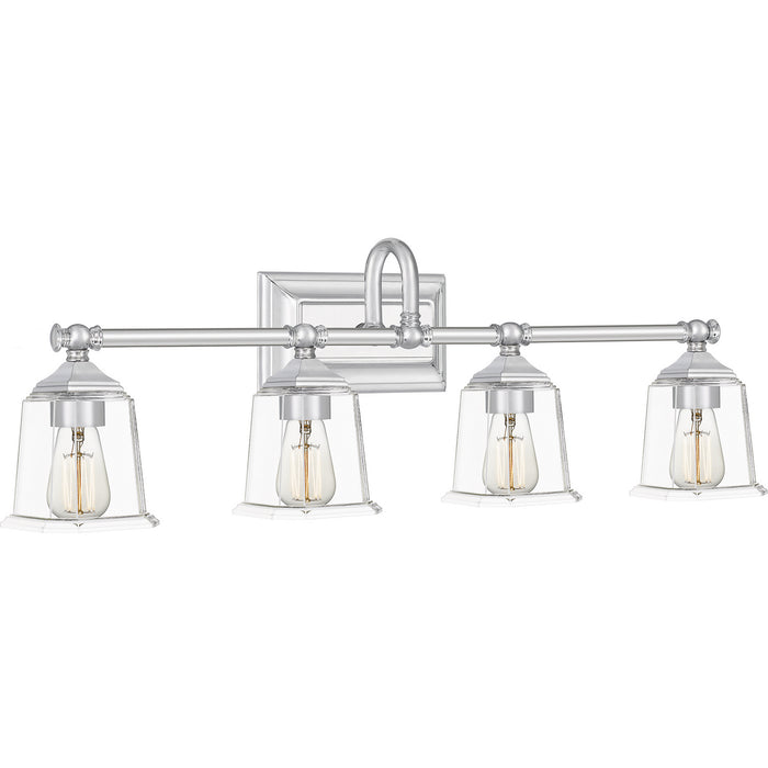 Quoizel NLC8604C Four Light Bath, Polished Chrome