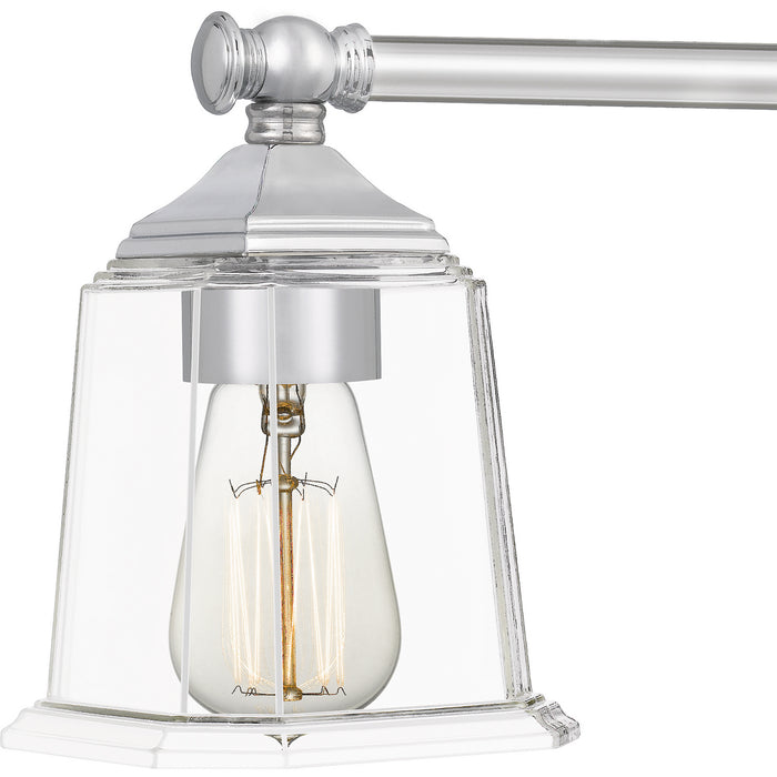 Quoizel NLC8604C Four Light Bath, Polished Chrome