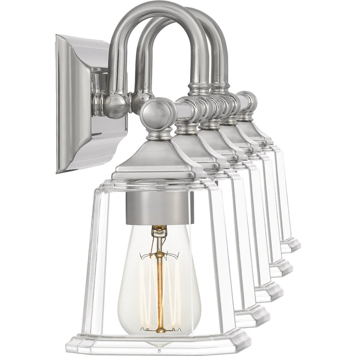 Quoizel NLC8605BN Five Light Bath Fixture, Brushed Nickel