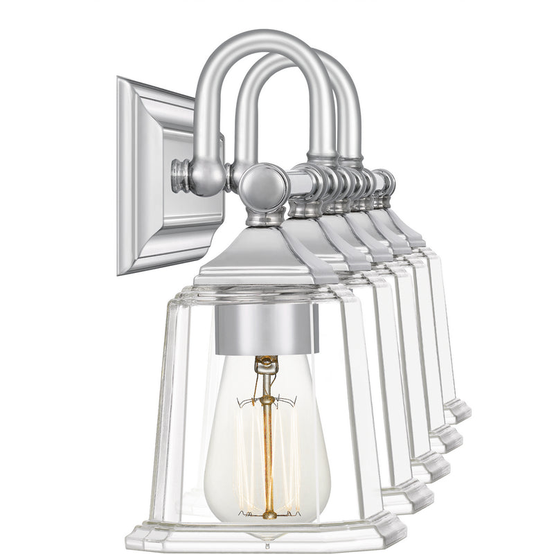 Quoizel NLC8605C Five Light Bath Fixture, Polished Chrome