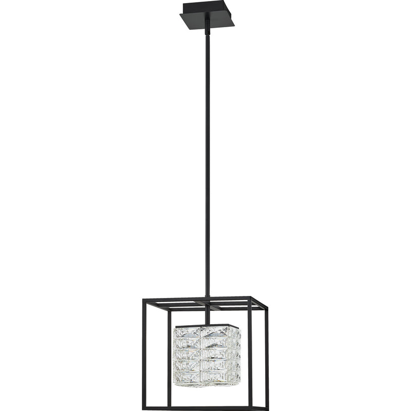 Quoizel PCDZ2812MBK LED Pendant, Matte Black