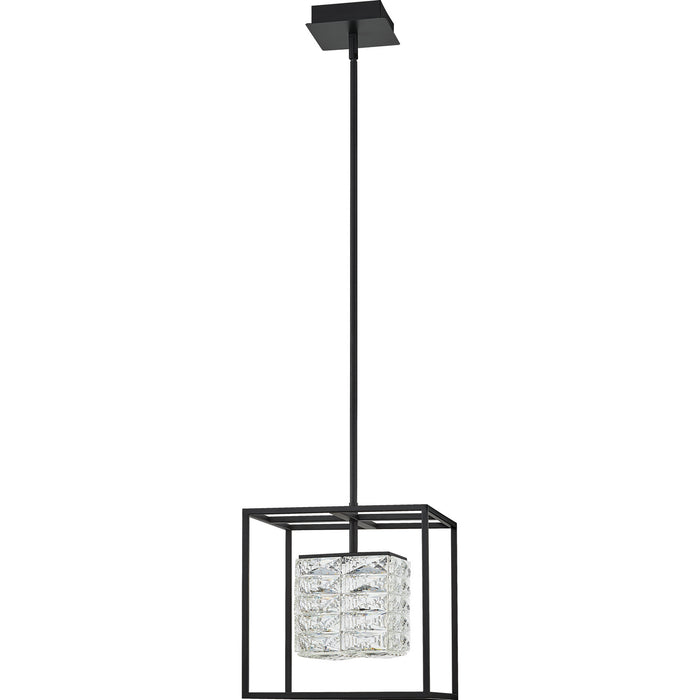 Quoizel PCDZ2812MBK LED Pendant, Matte Black