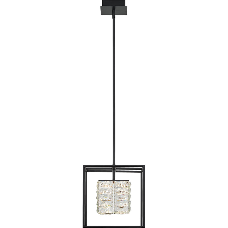 Quoizel PCDZ2812MBK LED Pendant, Matte Black