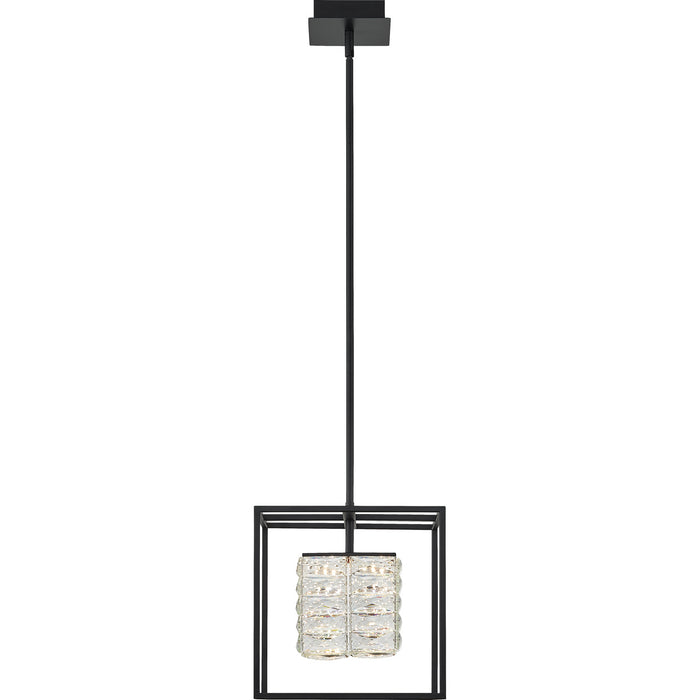 Quoizel PCDZ2812MBK LED Pendant, Matte Black