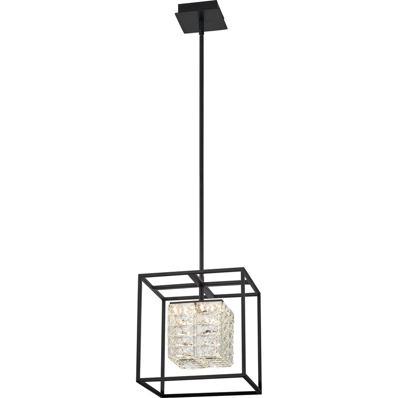 Quoizel PCDZ2812MBK LED Pendant, Matte Black