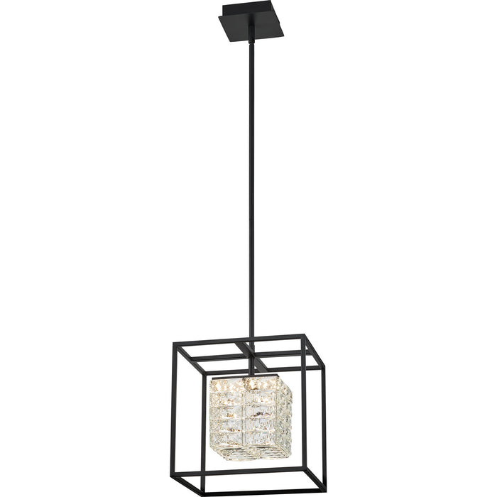Quoizel PCDZ2812MBK LED Pendant, Matte Black