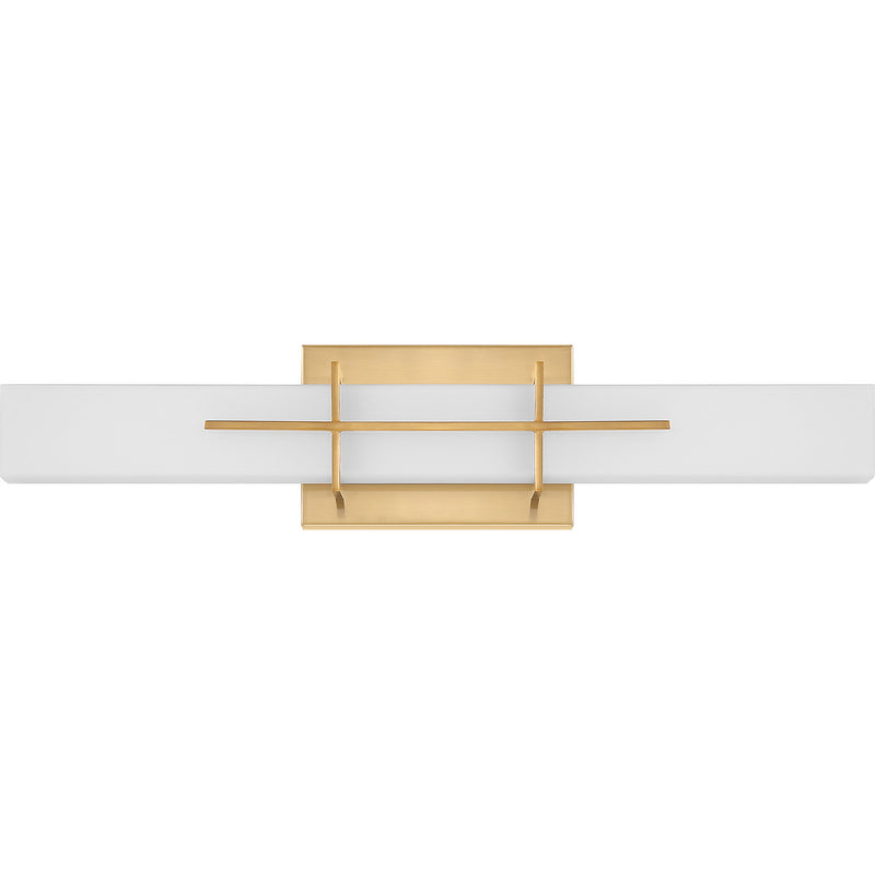 Quoizel PCGI8523AB LED Bath Fixture, Aged Brass