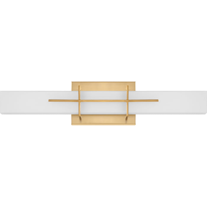 Quoizel PCGI8523AB LED Bath Fixture, Aged Brass
