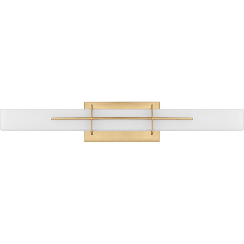 Quoizel PCGI8528AB LED Bath Fixture, Aged Brass