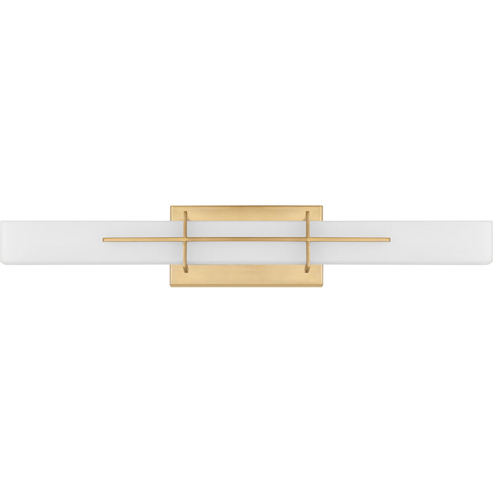 Quoizel PCGI8528AB LED Bath Fixture, Aged Brass