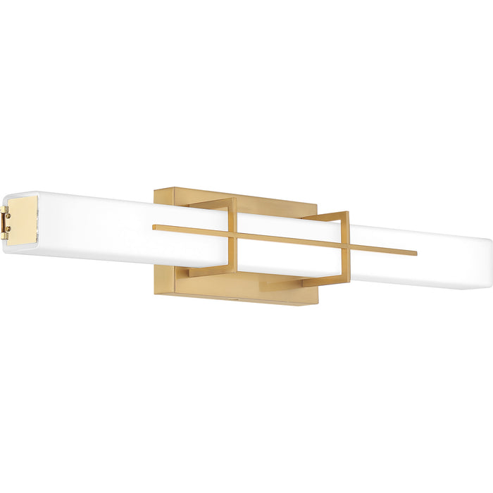 Quoizel PCGI8528AB LED Bath Fixture, Aged Brass