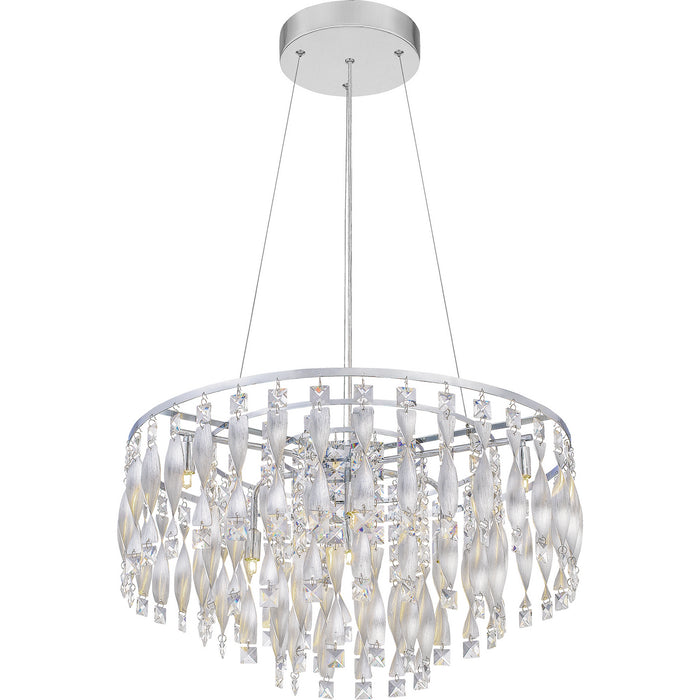 Quoizel PCTK2824C Six Light Pendant, Polished Chrome
