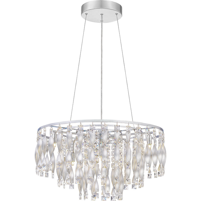 Quoizel PCTK2824C Six Light Pendant, Polished Chrome