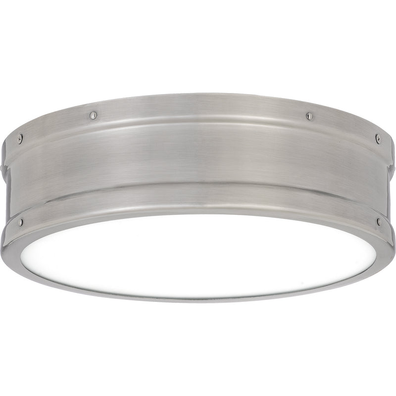 Quoizel QF5224AP LED Flush Mount, Antique Polished Nickel