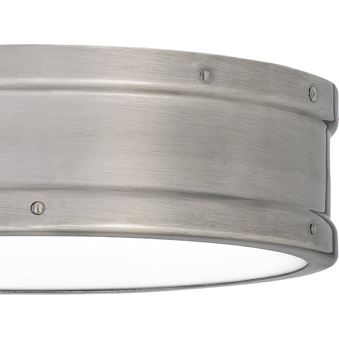 Quoizel QF5224AP LED Flush Mount, Antique Polished Nickel
