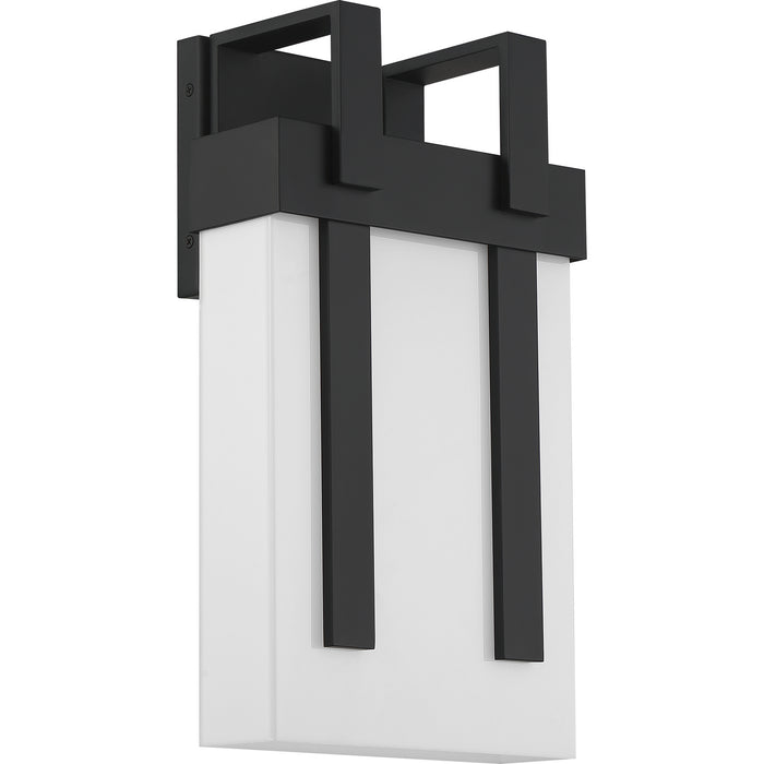 Quoizel RUB8410MBK LED Outdoor Lantern, Matte Black