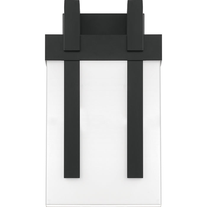 Quoizel RUB8410MBK LED Outdoor Lantern, Matte Black