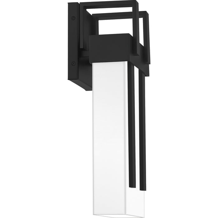 Quoizel RUB8410MBK LED Outdoor Lantern, Matte Black
