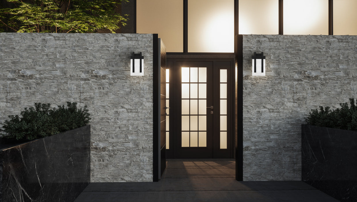 Quoizel RUB8410MBK LED Outdoor Lantern, Matte Black
