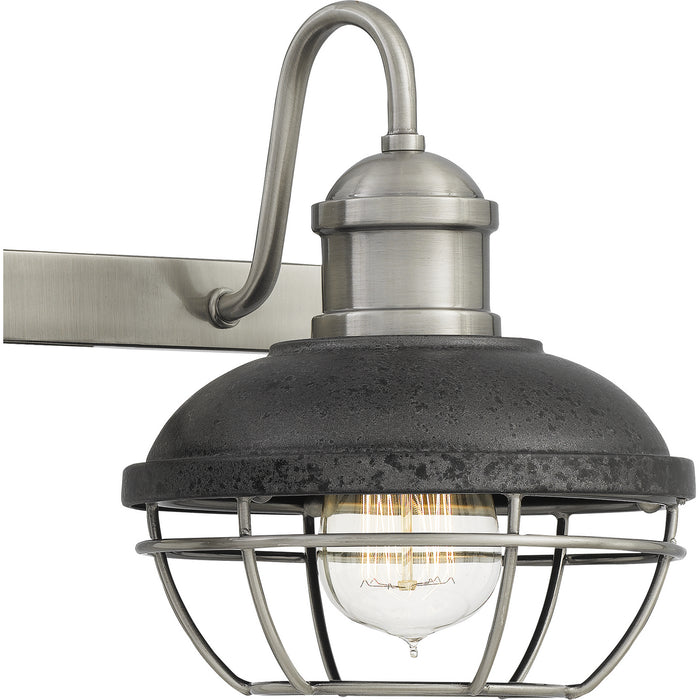 Quoizel SPP8617AP Two Light Bath, Antique Polished Nickel