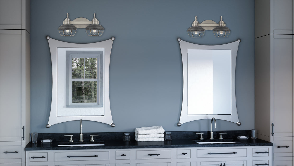 Quoizel SPP8617AP Two Light Bath, Antique Polished Nickel