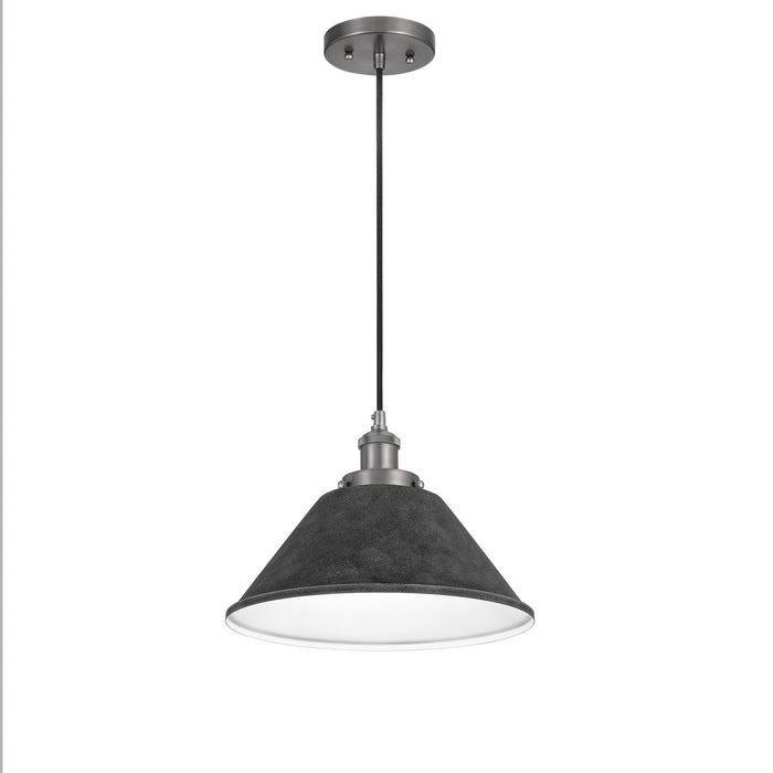 Quoizel SPW1512AN One Light Mini Pendant, Antique Nickel