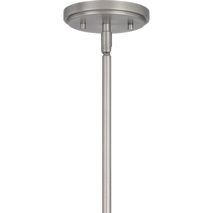 Quoizel STLC1512AN One Light Mini Pendant, Antique Nickel