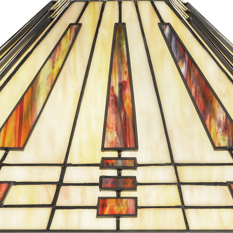 Quoizel TF5209TWT Two Light Table Lamp, Western Bronze