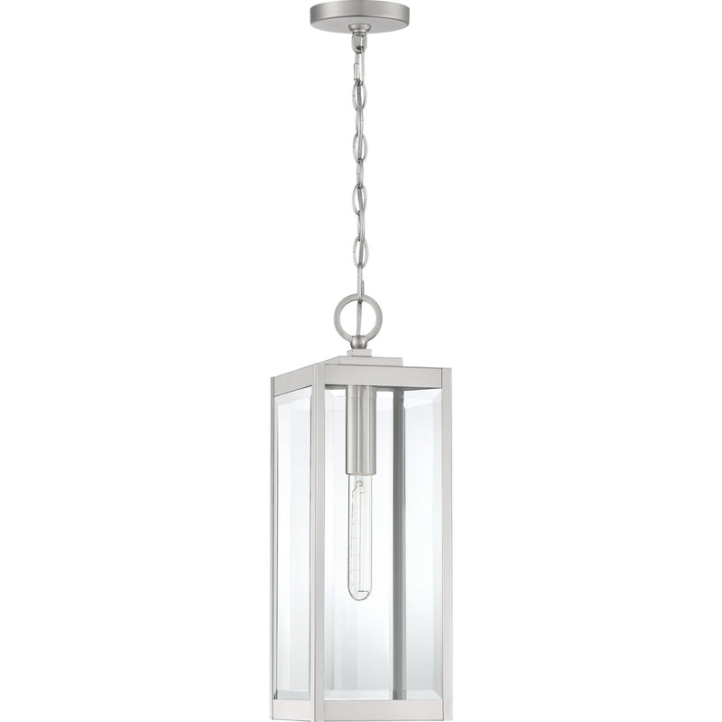 Quoizel WVR1907SS One Light Outdoor Lantern, Stainless Steel
