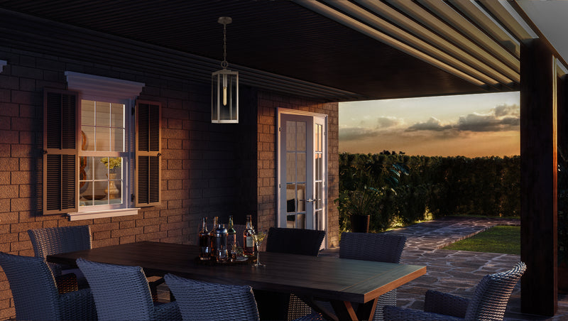 Quoizel WVR1907SS One Light Outdoor Lantern, Stainless Steel