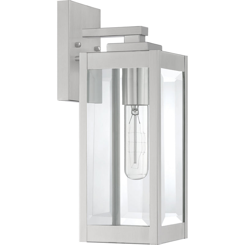Quoizel WVR8405SS One Light Outdoor Lantern, Stainless Steel