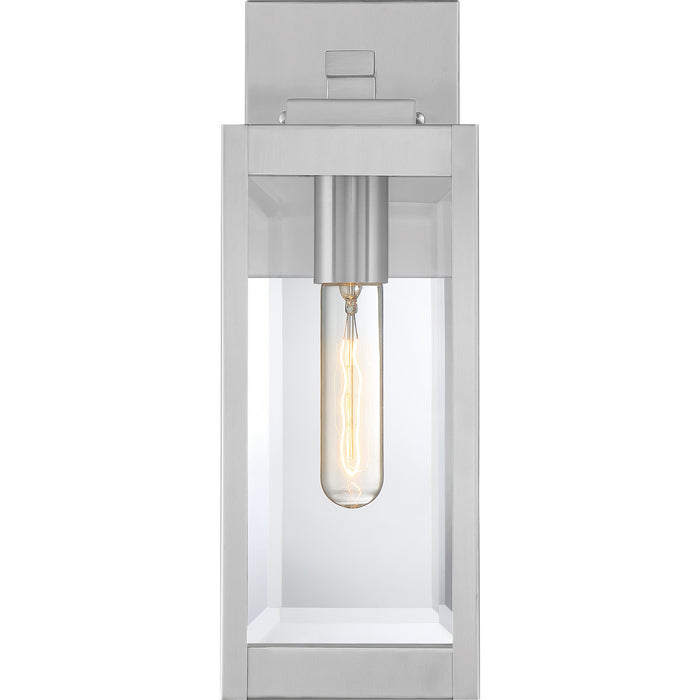 Quoizel WVR8405SS One Light Outdoor Lantern, Stainless Steel