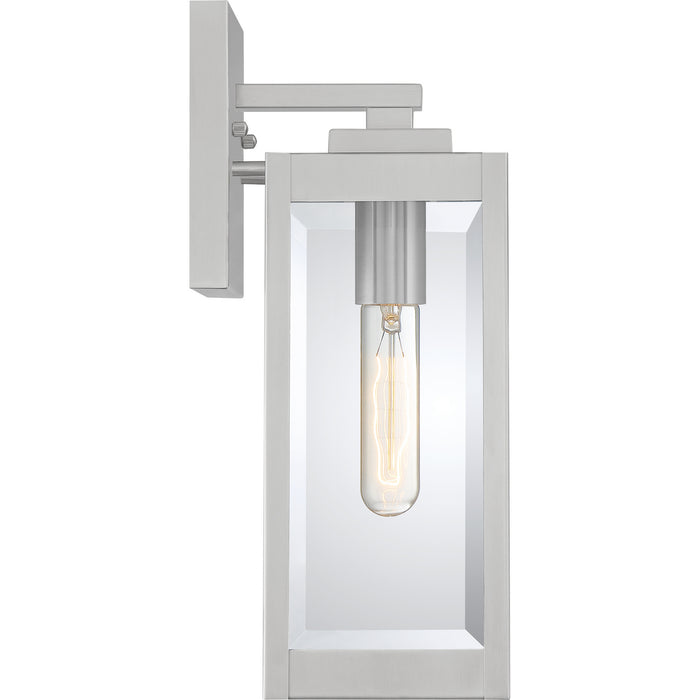Quoizel WVR8405SS One Light Outdoor Lantern, Stainless Steel