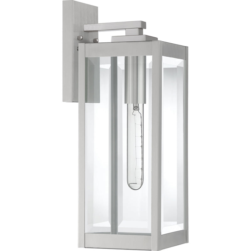 Quoizel WVR8406SS One Light Outdoor Lantern, Stainless Steel