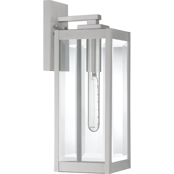 Quoizel WVR8406SS One Light Outdoor Lantern, Stainless Steel