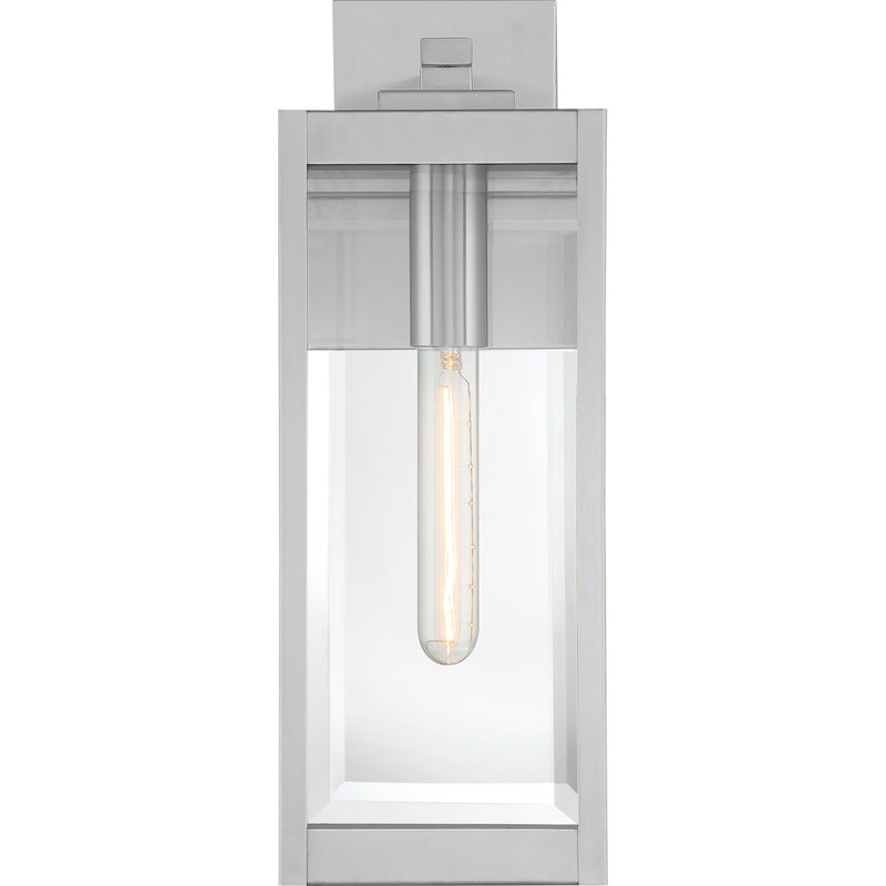 Quoizel WVR8406SS One Light Outdoor Lantern, Stainless Steel