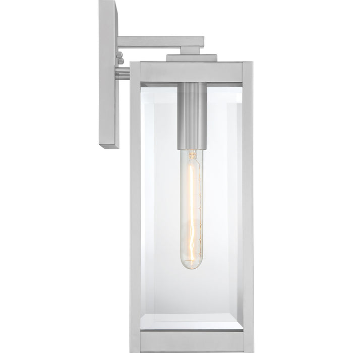 Quoizel WVR8406SS One Light Outdoor Lantern, Stainless Steel
