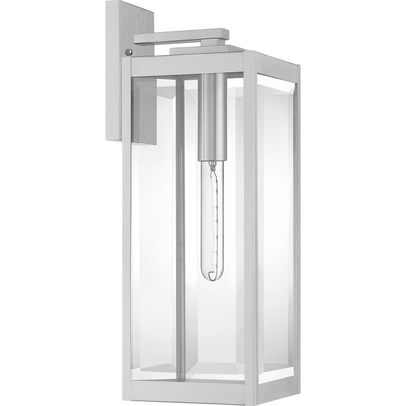 Quoizel WVR8407SS One Light Outdoor Lantern, Stainless Steel