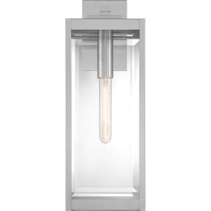 Quoizel WVR8407SS One Light Outdoor Lantern, Stainless Steel
