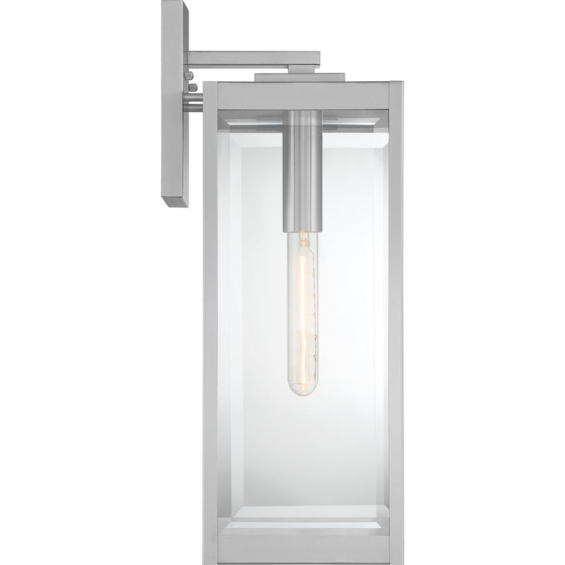Quoizel WVR8407SS One Light Outdoor Lantern, Stainless Steel